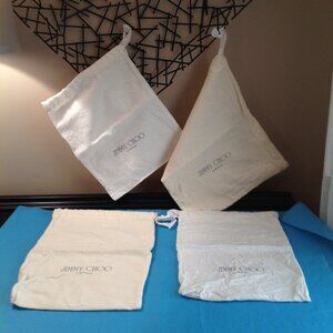 Set of 4 Jimmy Choo London Storage Dust Sleeping Bags